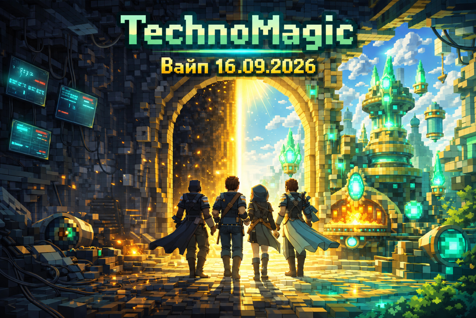 Вайп сервера TechnoMagic